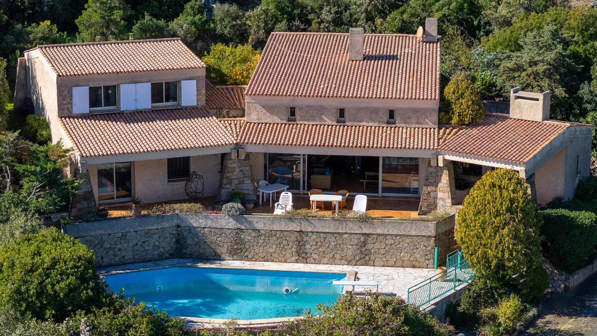 La villa dans son état existant